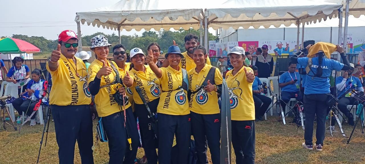 Sensational win by Tamil Nadu recurve women’s team over reigning national champions – West Bengal .